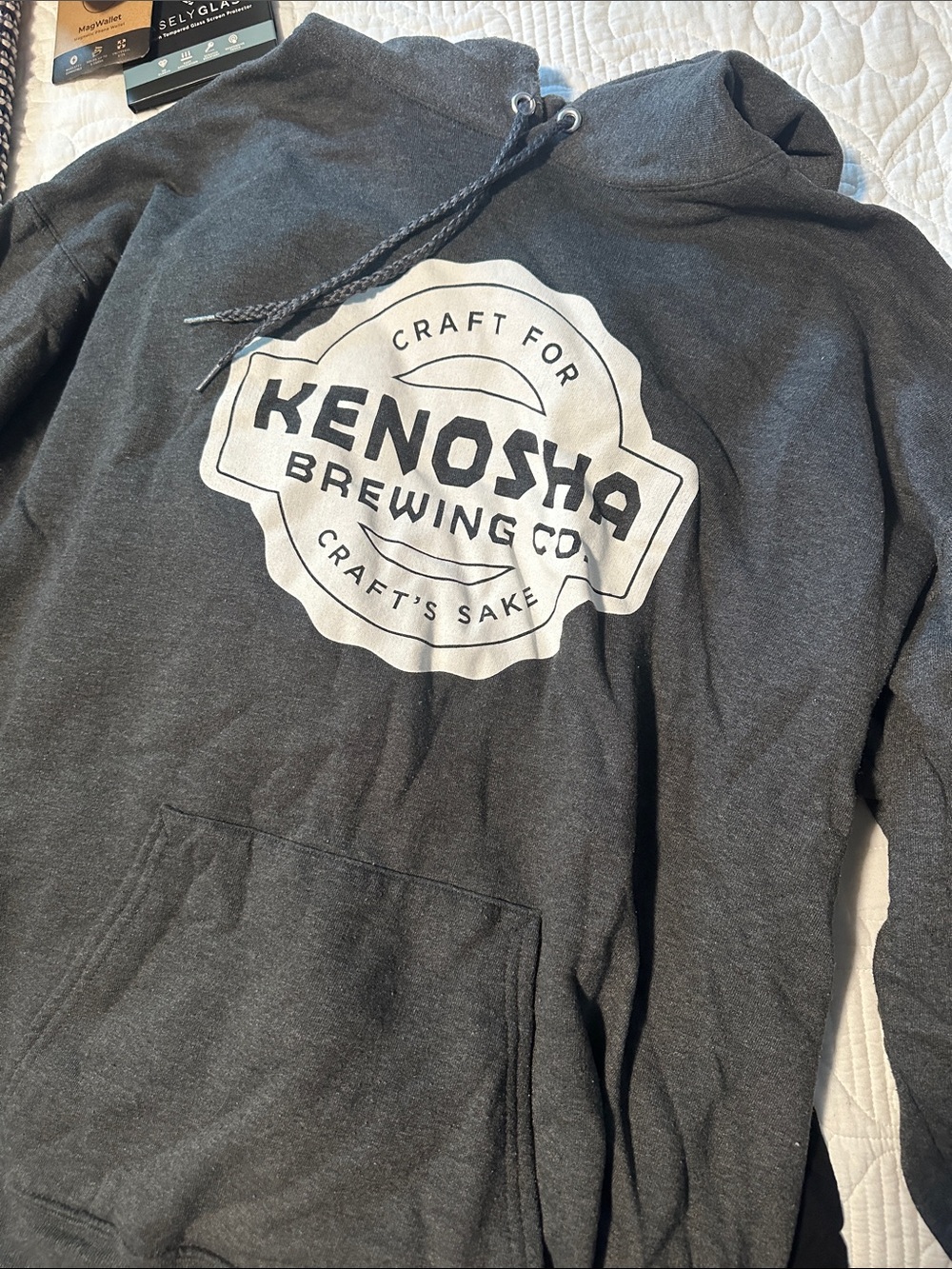 Men's Dark Gray Hoodie Sweater